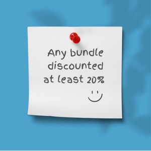 Bundle of 2+ is at least 20% off